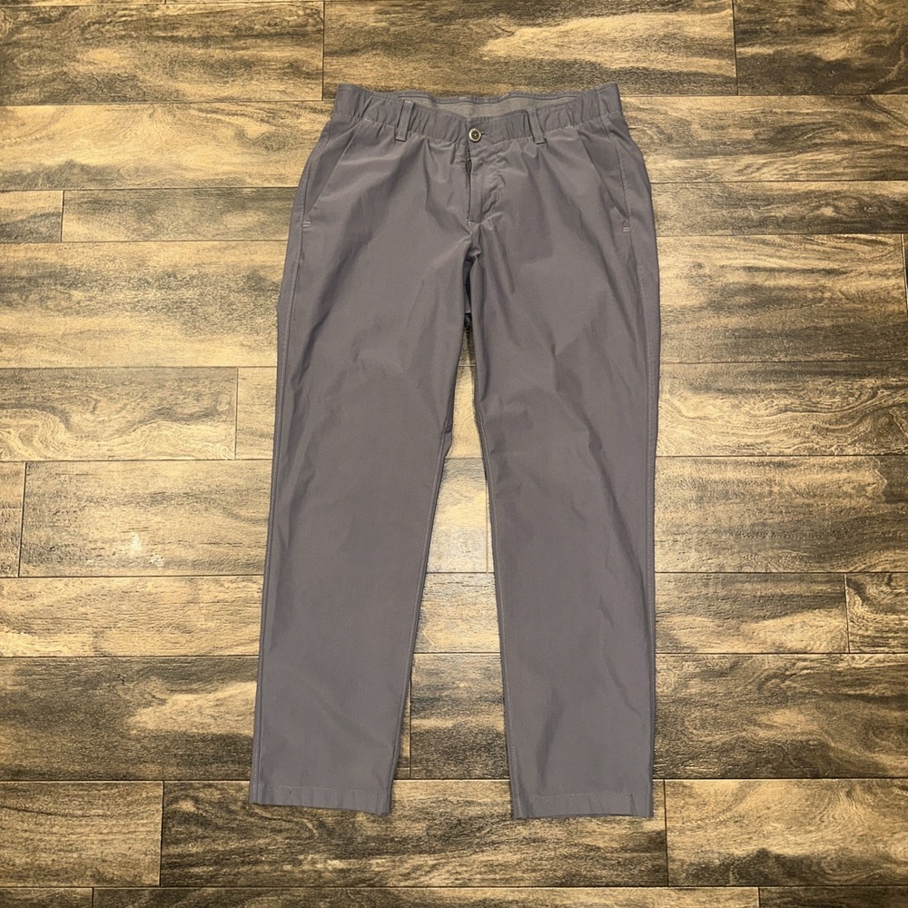 Under Armour Performance Stretch Golf Pants Men's Size 34/32 Grey Outdoor